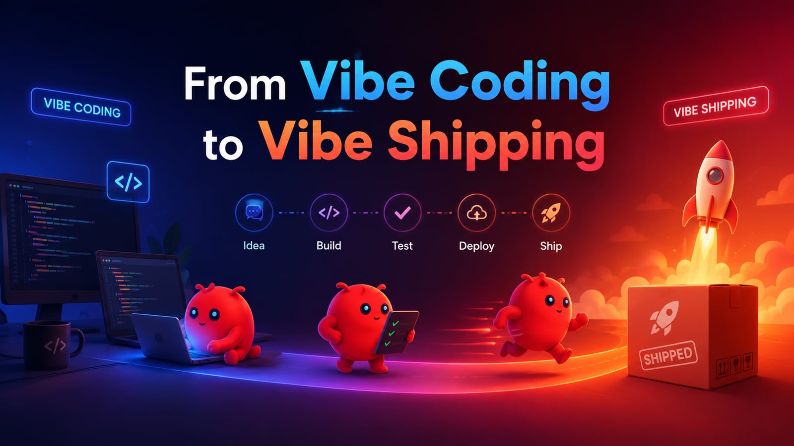 From Vibe Coding to Vibe Shipping |ideavibes ai