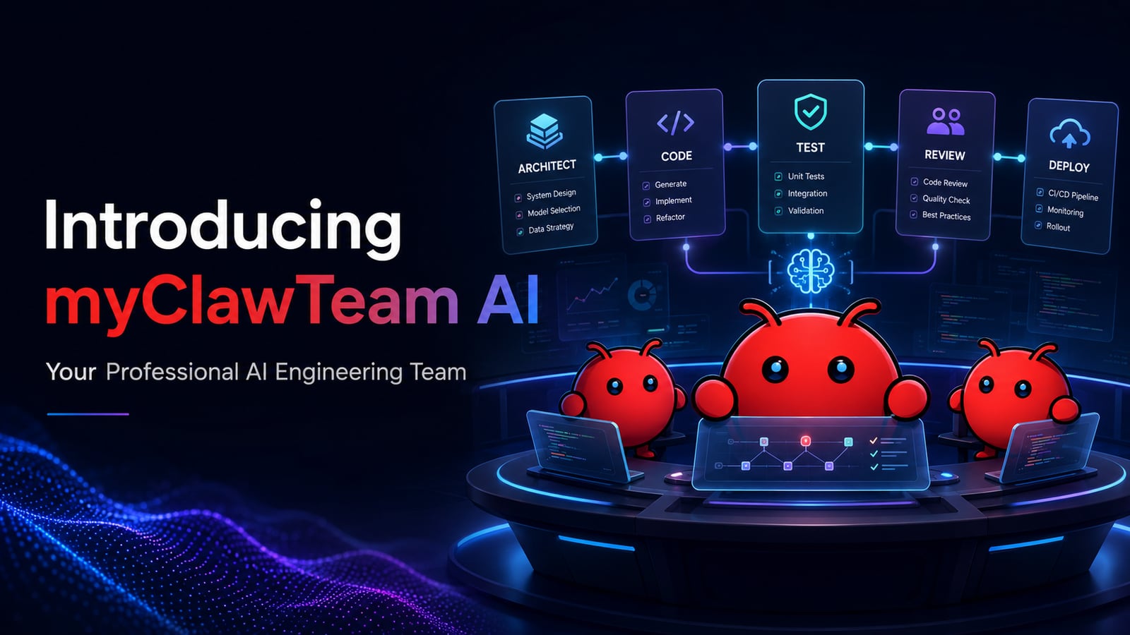 Introducing myClawTeam AI: Your Entire Tech Team, On Demand |ideavibes ai